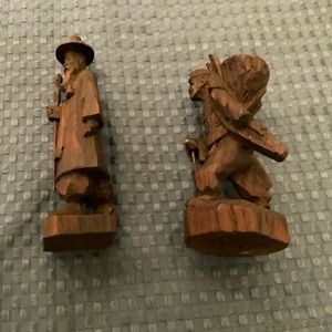 Hand carved figures